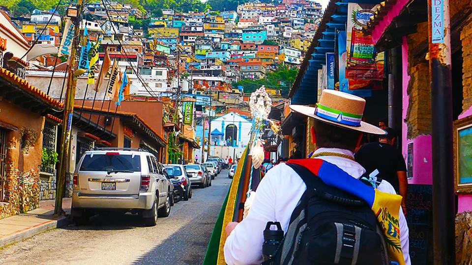 Foto recuerdo del camino de Santiago en Caracas julio de 2016, cortesía de Guillermo de Armas.